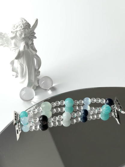 Blue Glacier Nature Crystal Band