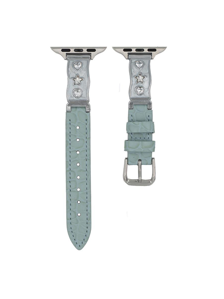 Glue Love and Stars Leather Band for Apple Watch - Tatanband