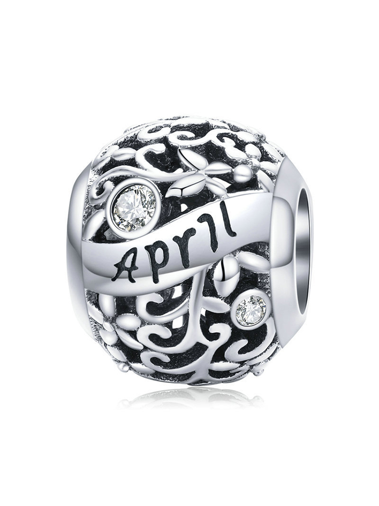 Month Birthstone 925 Sterling Silver Beads - Tatanband