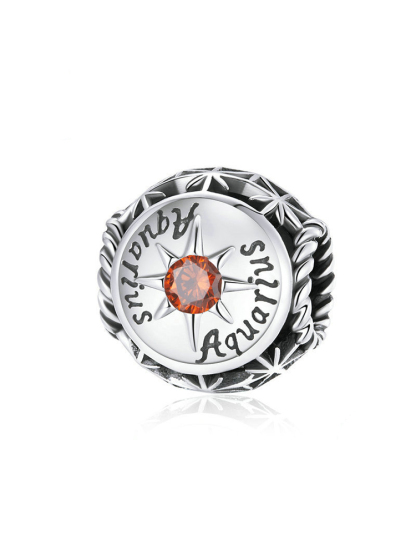 Constellation Birthstone 925 Sterling Silver Beads