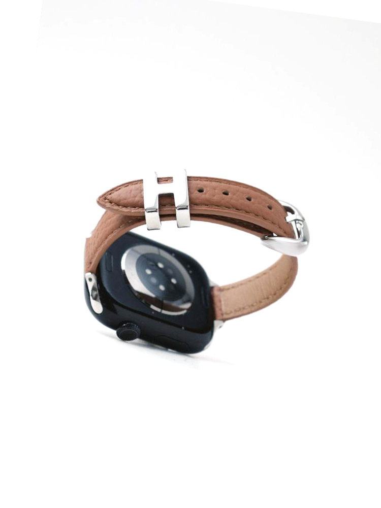 H Ring Leather Band for Apple Watch