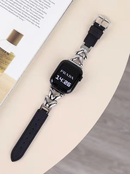 V-chain Leather Band