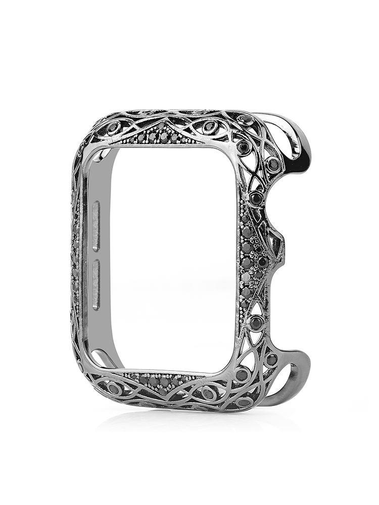 Hollow Diamond Metal Apple Watch Protective Case - Tatanband