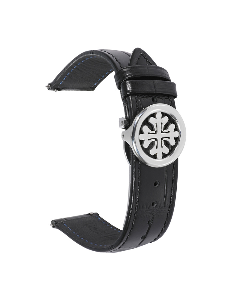 Bamboo Pattern Lantern Buckle Premium Leather Band