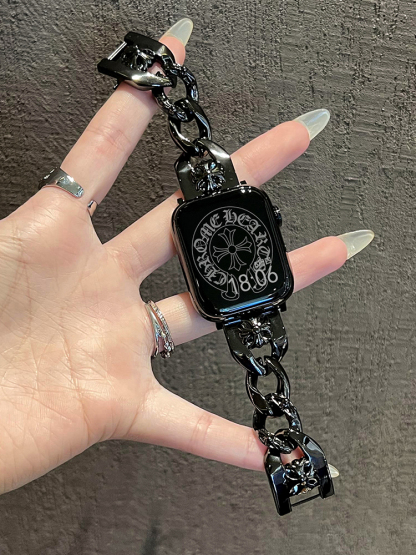 Carved Chain Stainless Steel Band