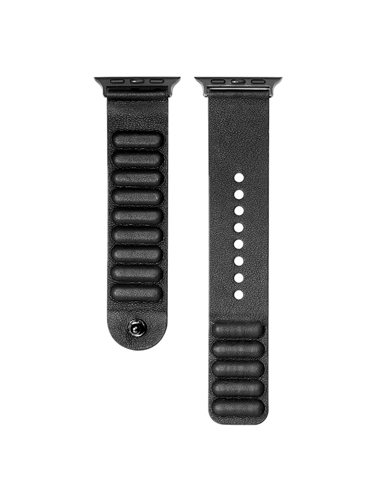 Pacifier Buckle Magnetic Leather Apple Watch Band - Tatanband