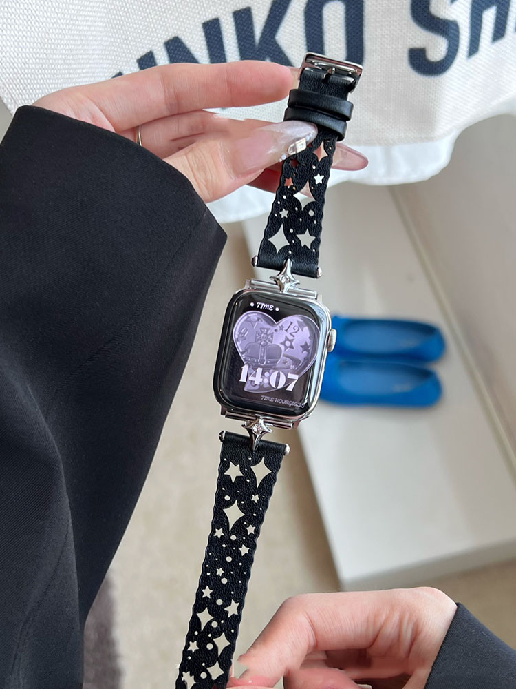 Hollow Starry Sky Leather Band