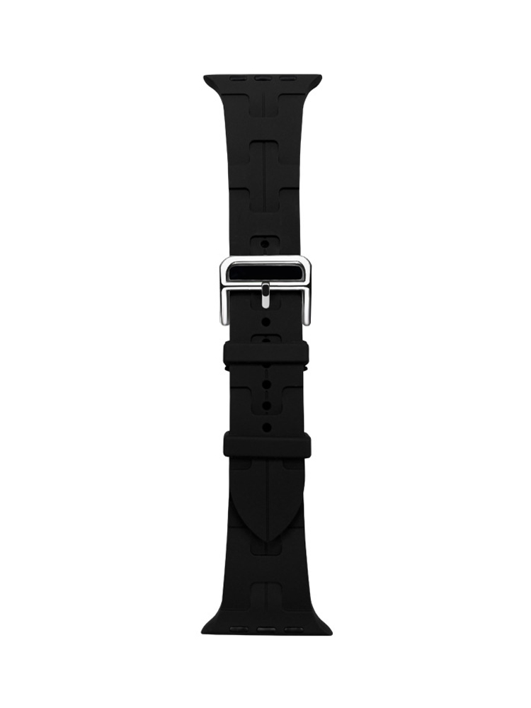 H Letter Print Silicone Apple Watch Band - Tatanband