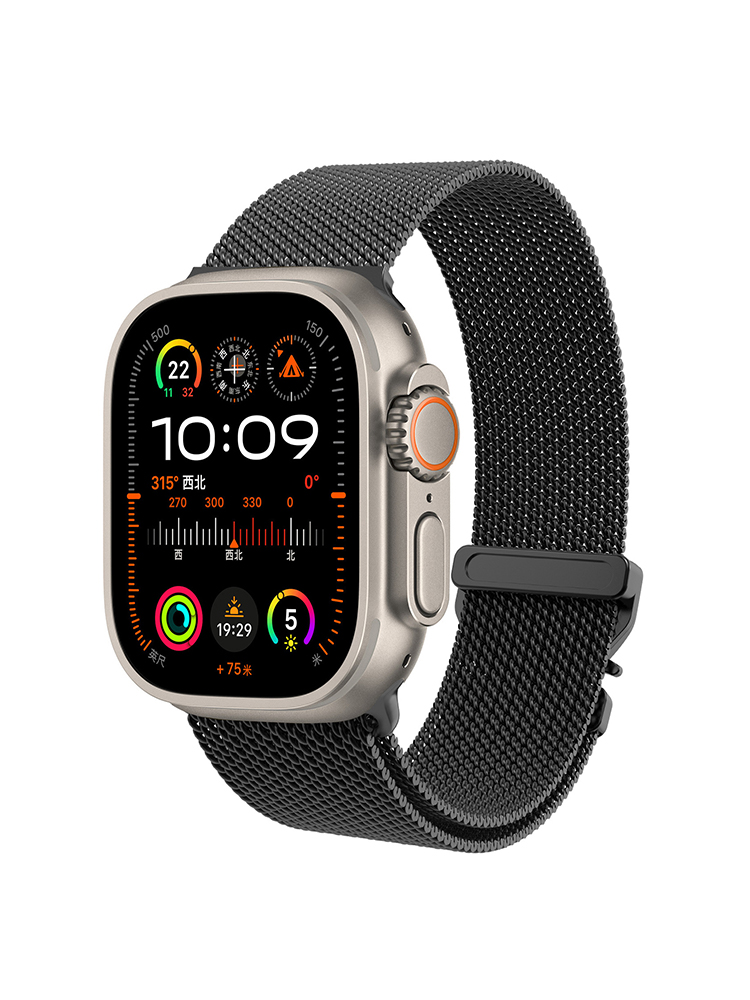 Quick Release_Buckle Milanese Stainless Steel Band