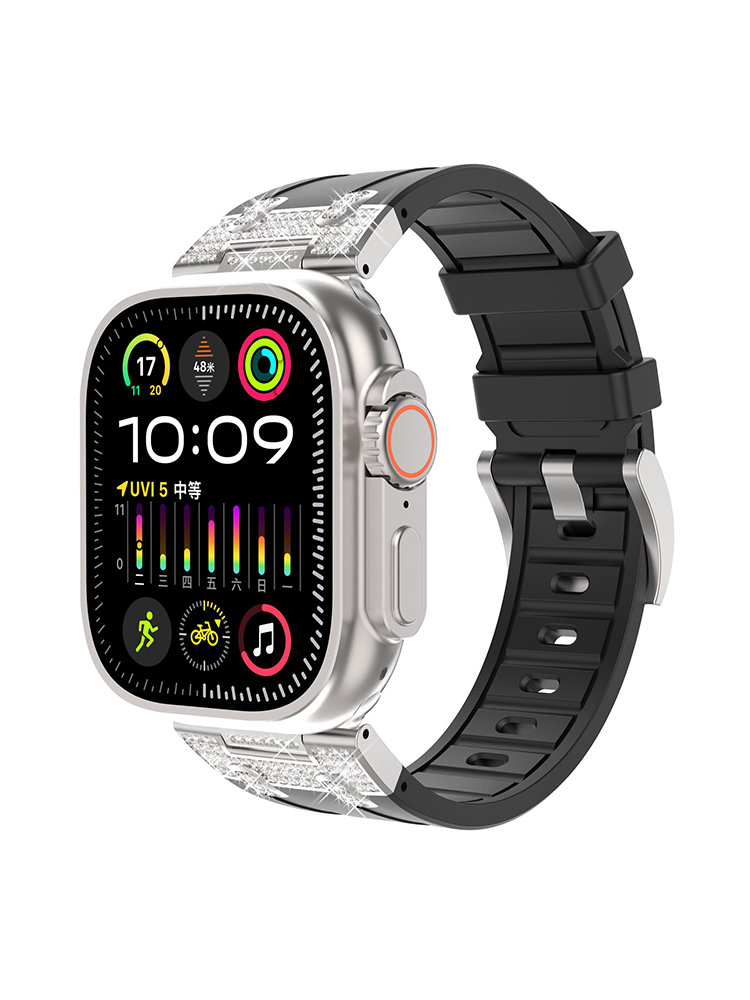 Diamond Connector Silicone Band