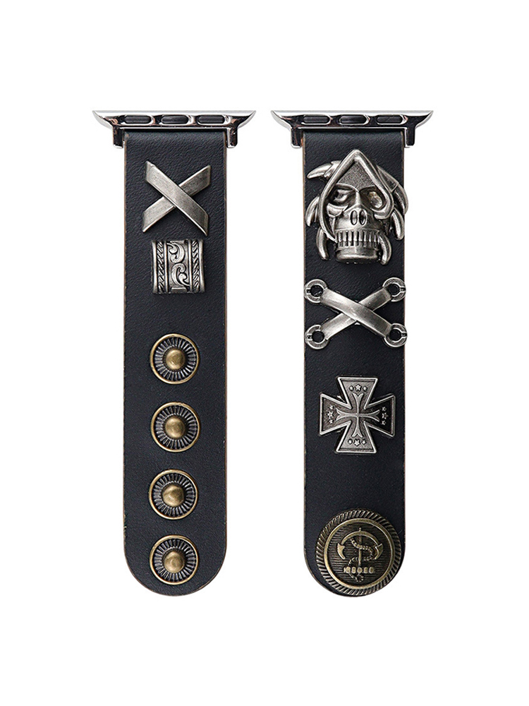 Punk Style Rivet Vintage Leather Band