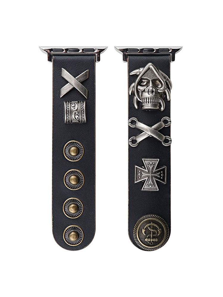 Punk Style Rivet Vintage Leather Band