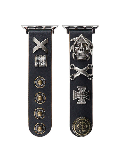 Punk Style Rivet Vintage Leather Band