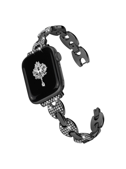 Super Bling Diamond Stainless Steel Band