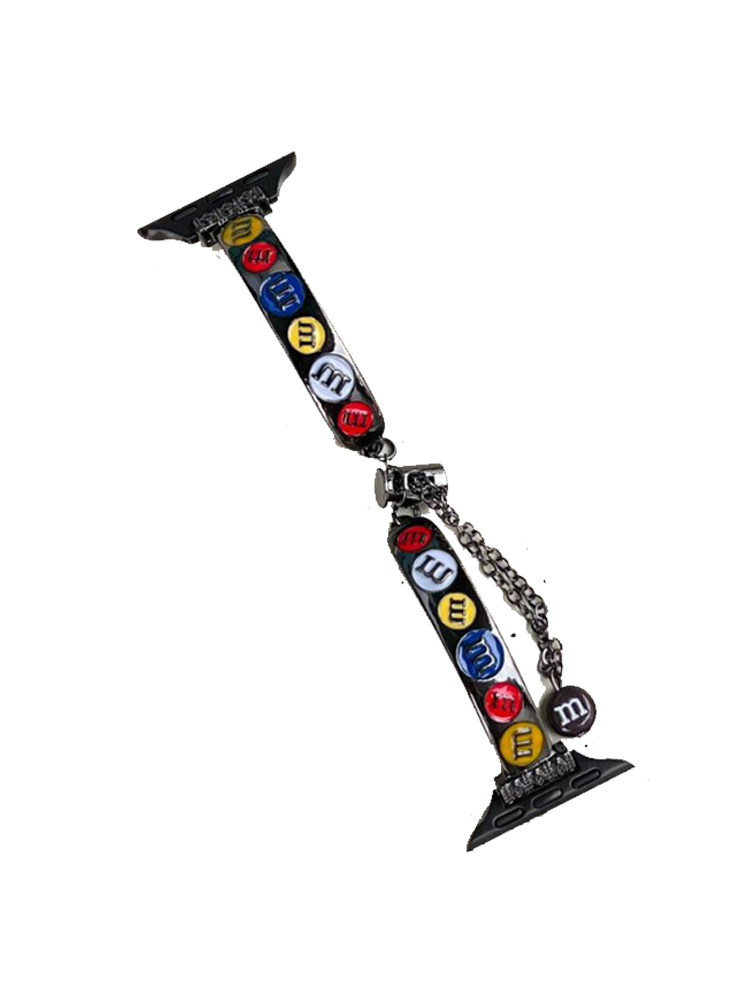 MM Chocolate Beans Stainless Steel Apple Watch Band - Tatanband