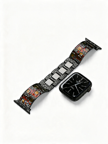 Stylish Enamel Craftsmanship Metal Band for Apple Watch