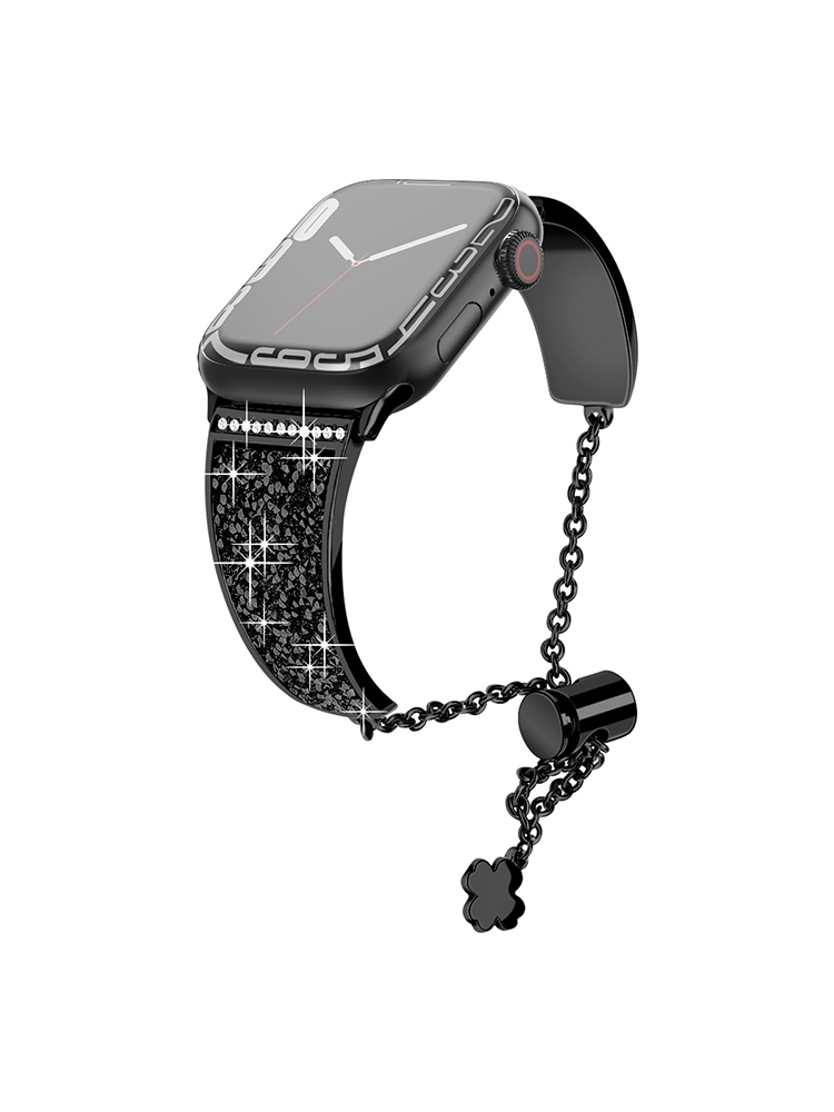 Flash Diamond Bracelet Stainless Steel Apple Watch Band - Tatanband