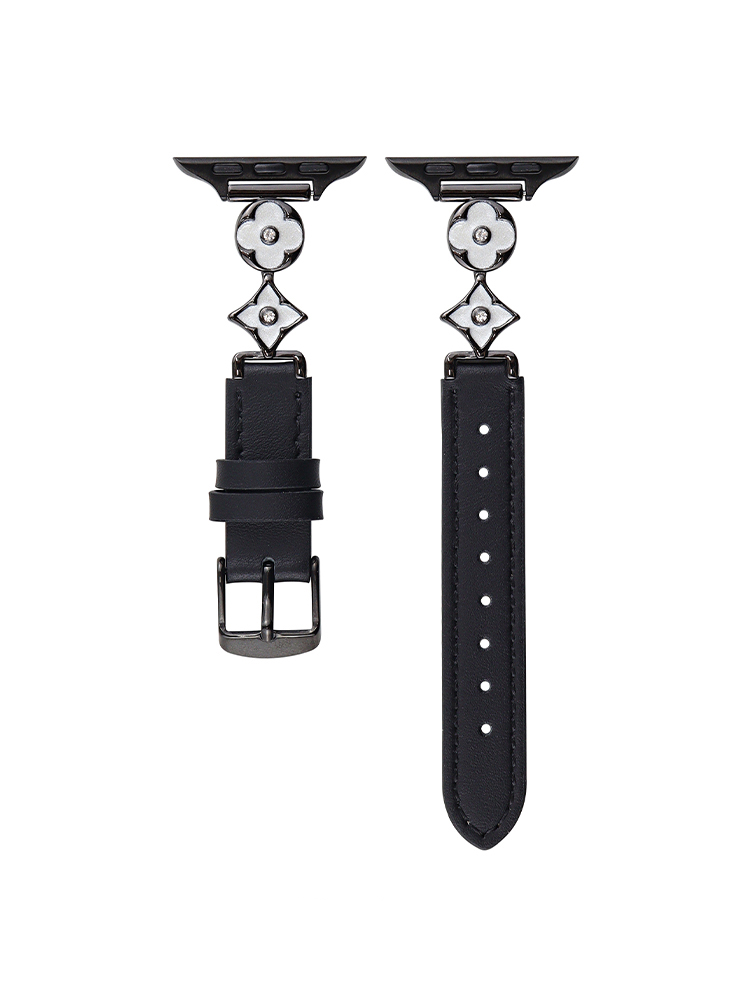 Retro Pattern Connecting Buckle Leather Band