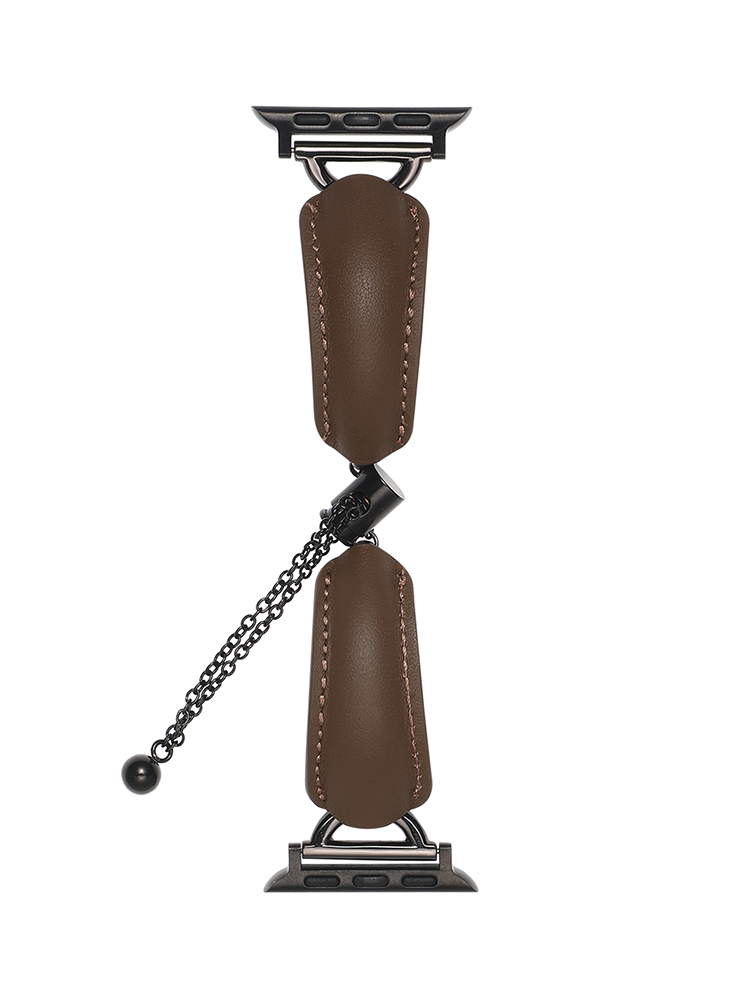 D-shaped Bracelet Leather Band