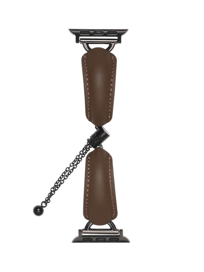 D-shaped Bracelet Leather Band