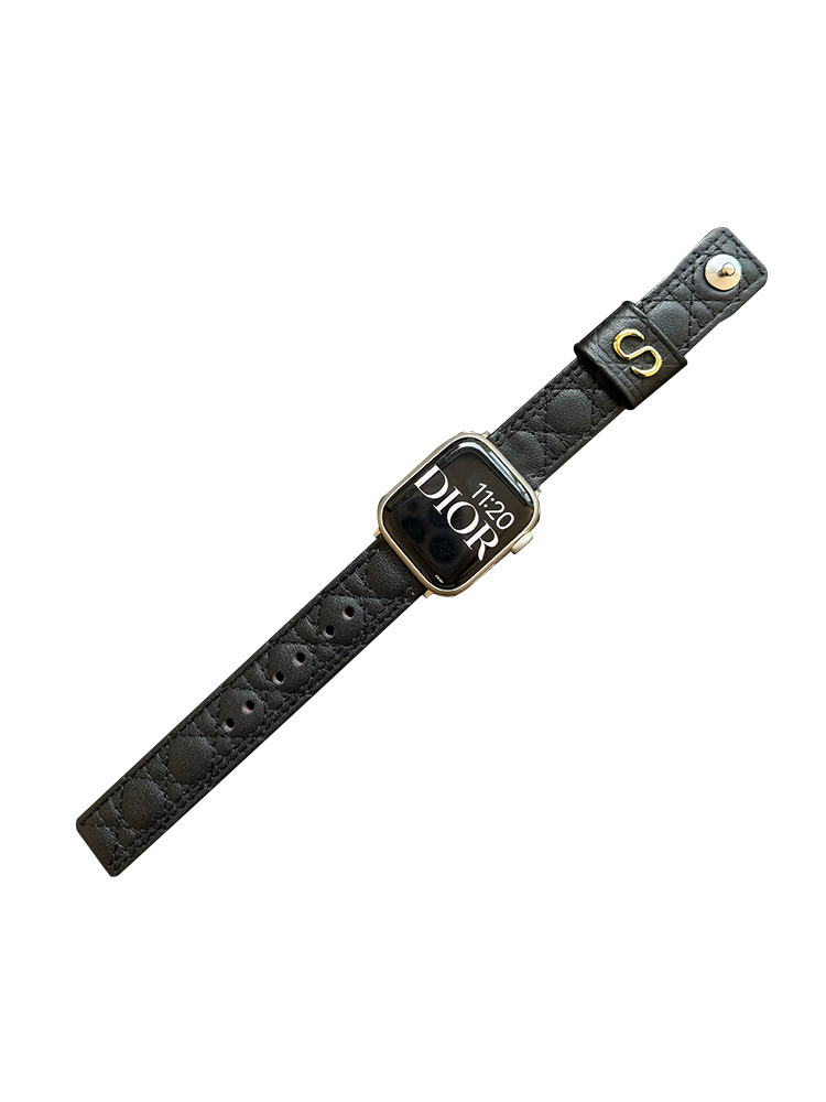 S Rivet Leather Apple Watch Band - Tatanband