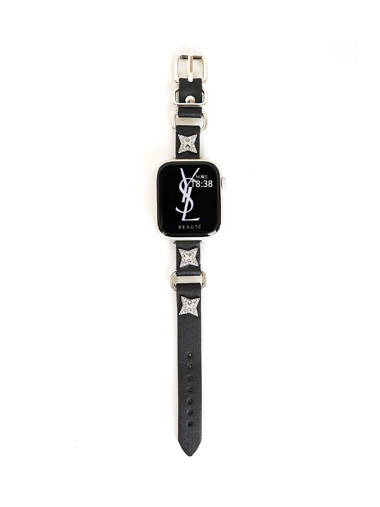 Punk Rivets Leather Apple Watch Band - Tatanband