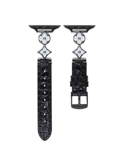 Retro Pattern Connecting Buckle Leather Band