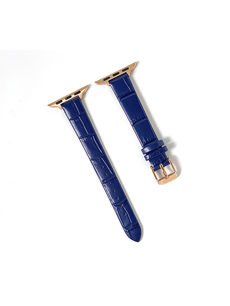 Bamboo Pattern Slim Leather Band