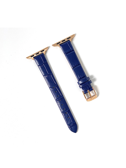 Bamboo Pattern Slim Leather Band