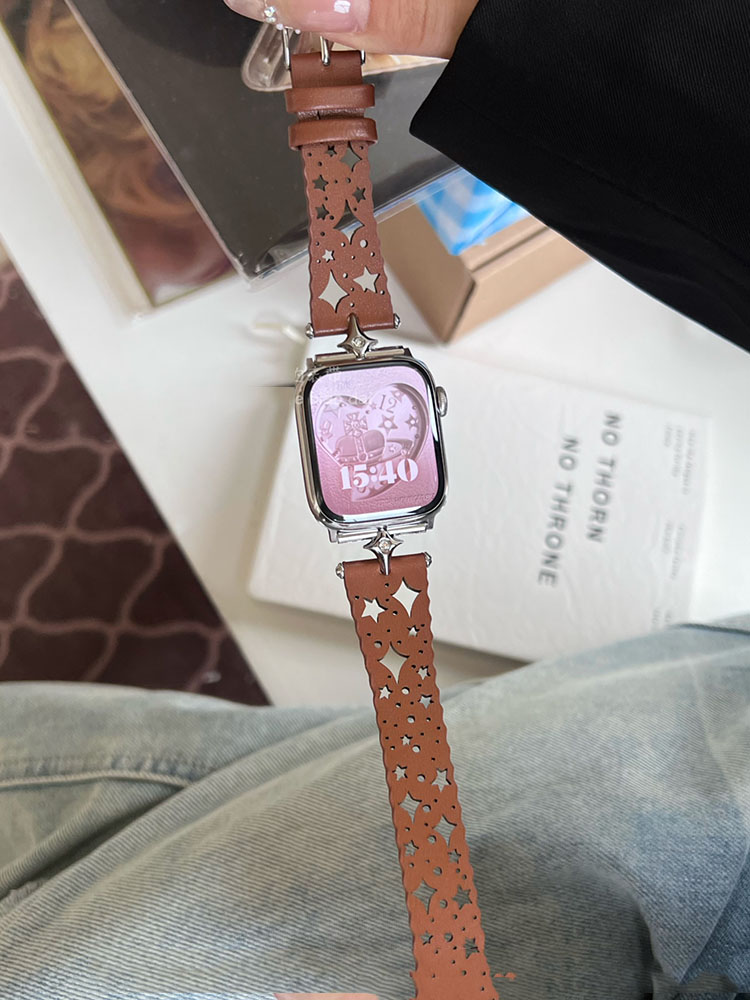 Hollow Starry Sky Leather Band