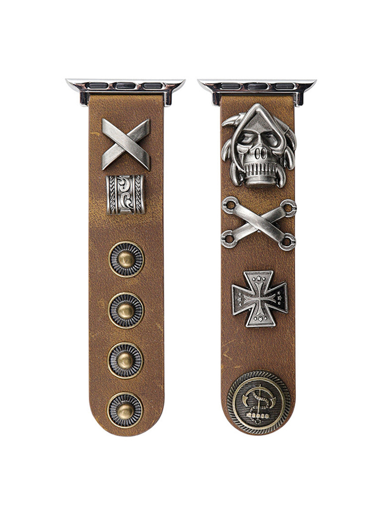 Punk Style Rivet Vintage Leather Band