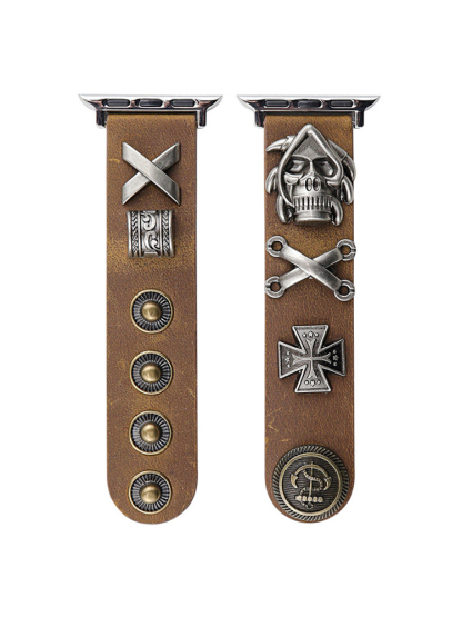 Punk Style Rivet Vintage Leather Band