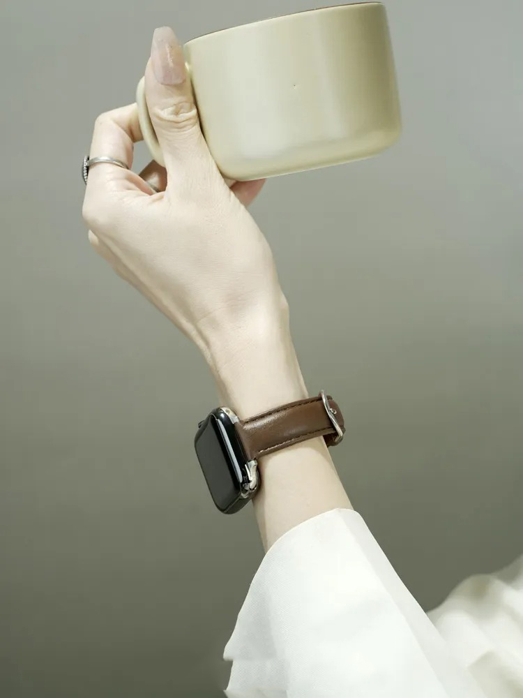Classic Smooth Leather Band for Apple Watch