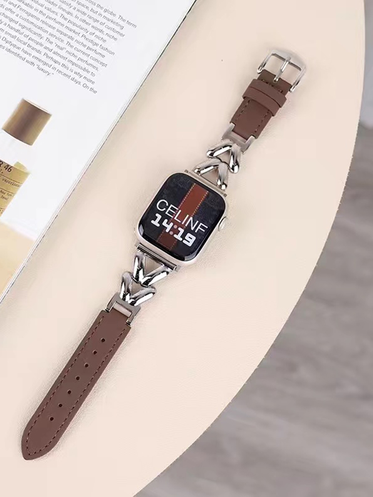 V-chain Leather Band