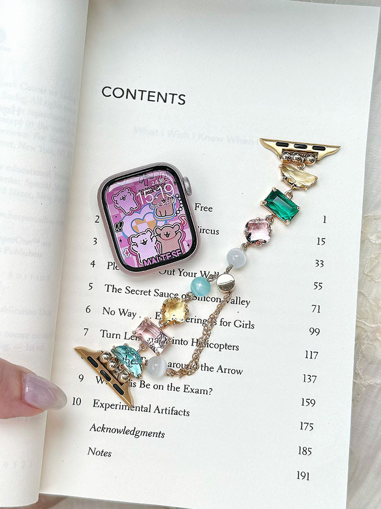 Three Zircons Chain Stainless Steel Band-Tatan Band