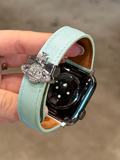 Saturn Magnetic Leather Band