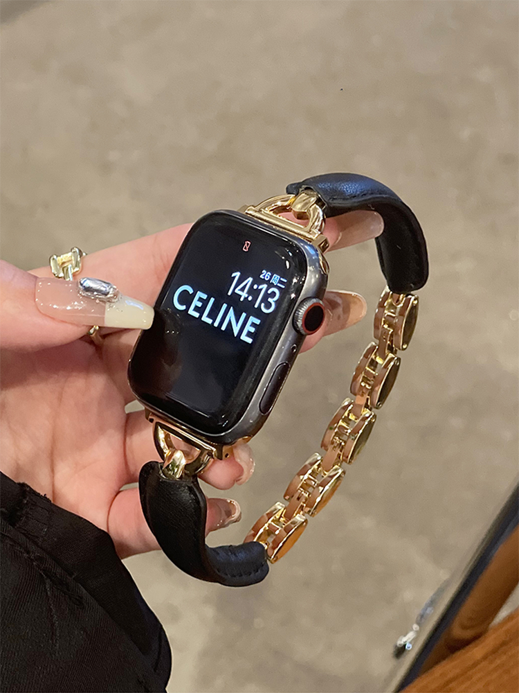 D-shaped Buckle Bracelet Leather Band