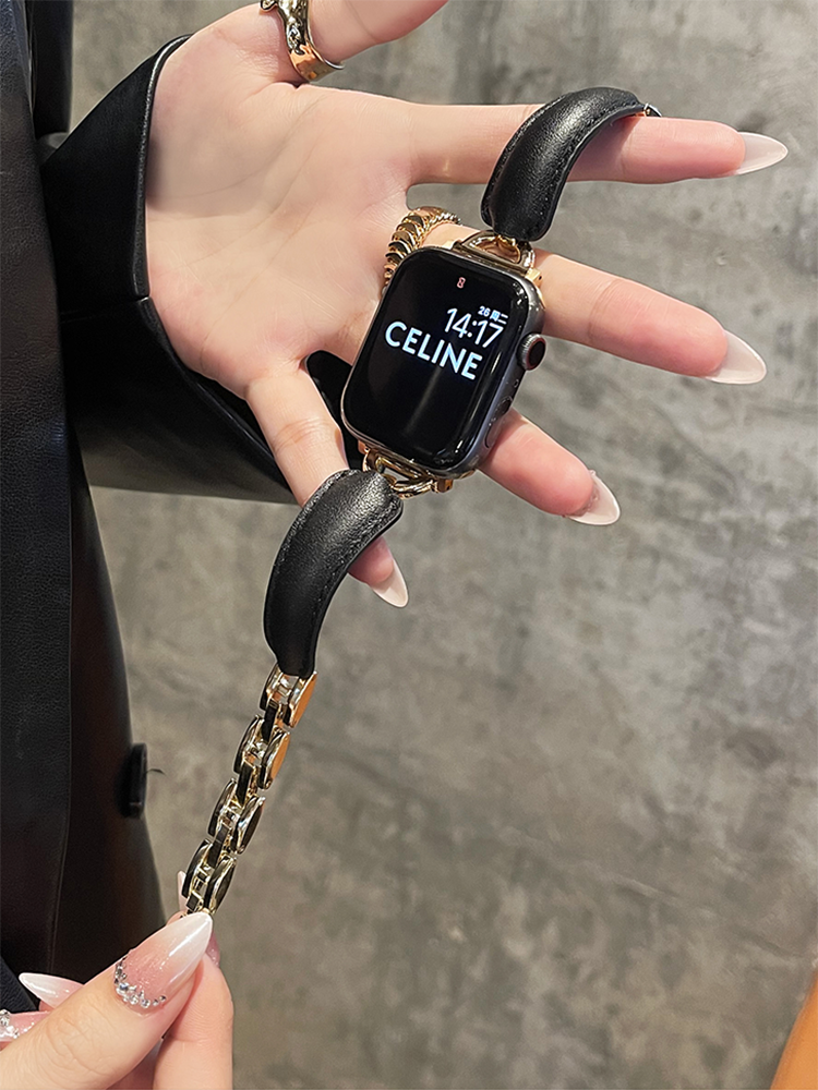 D-shaped Buckle Bracelet Leather Band