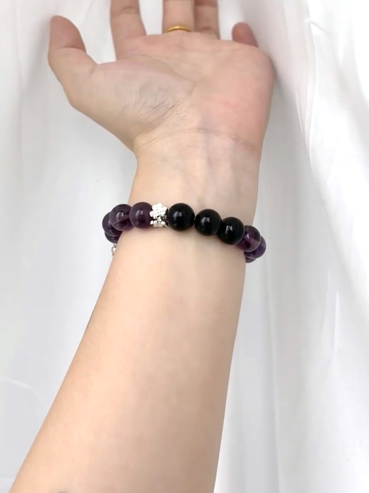 Purple Dream Nature Crystal Band