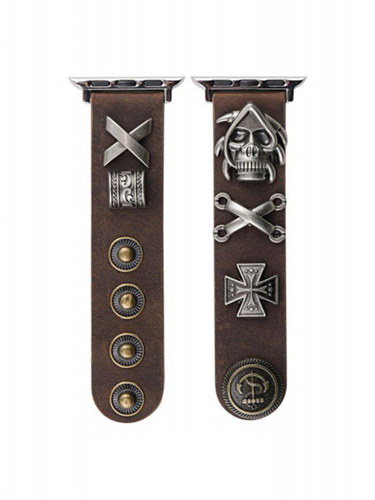 Punk Style Rivet Vintage Leather Band