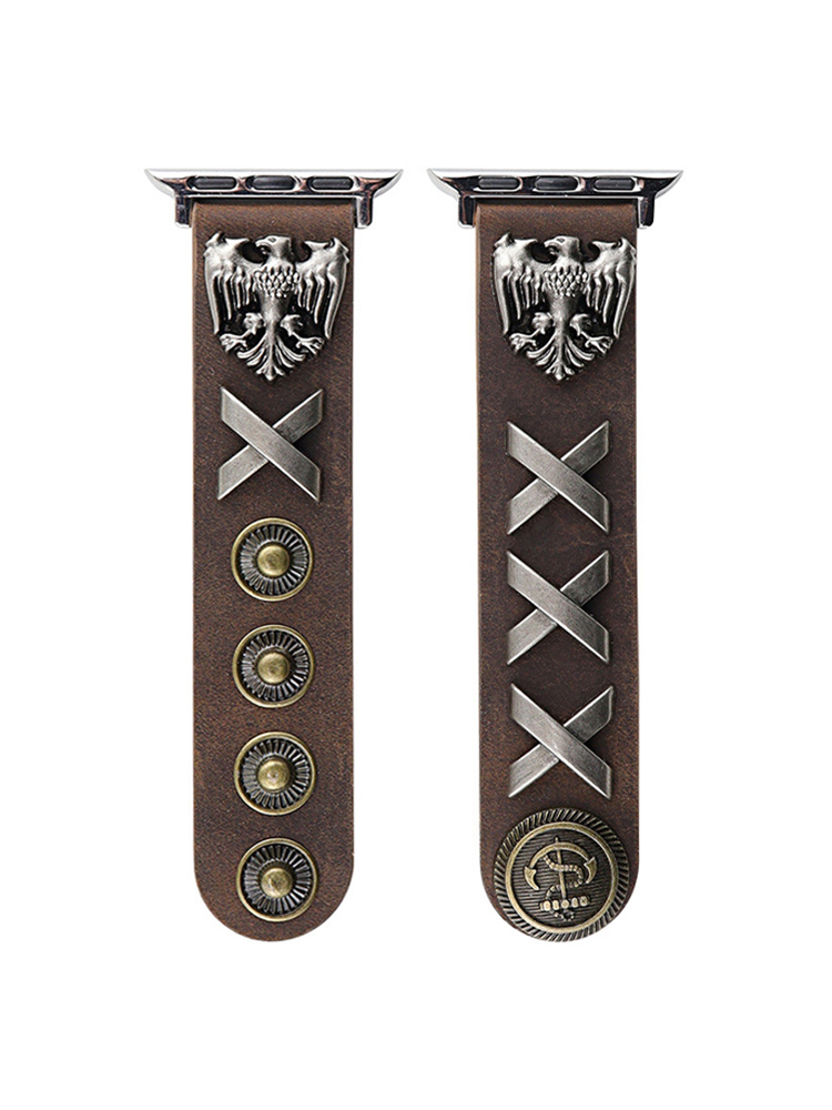 Punk Style Rivet Vintage Leather Band