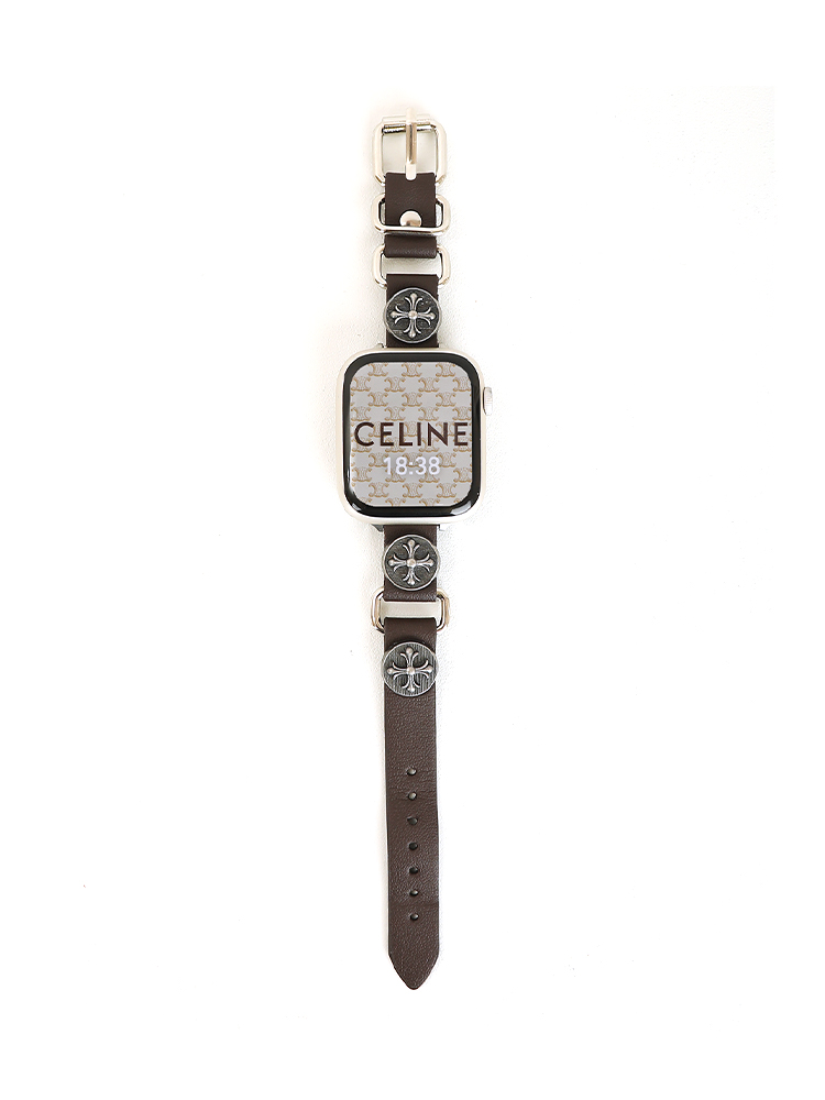 Punk Rivets Leather Apple Watch Band - Tatanband