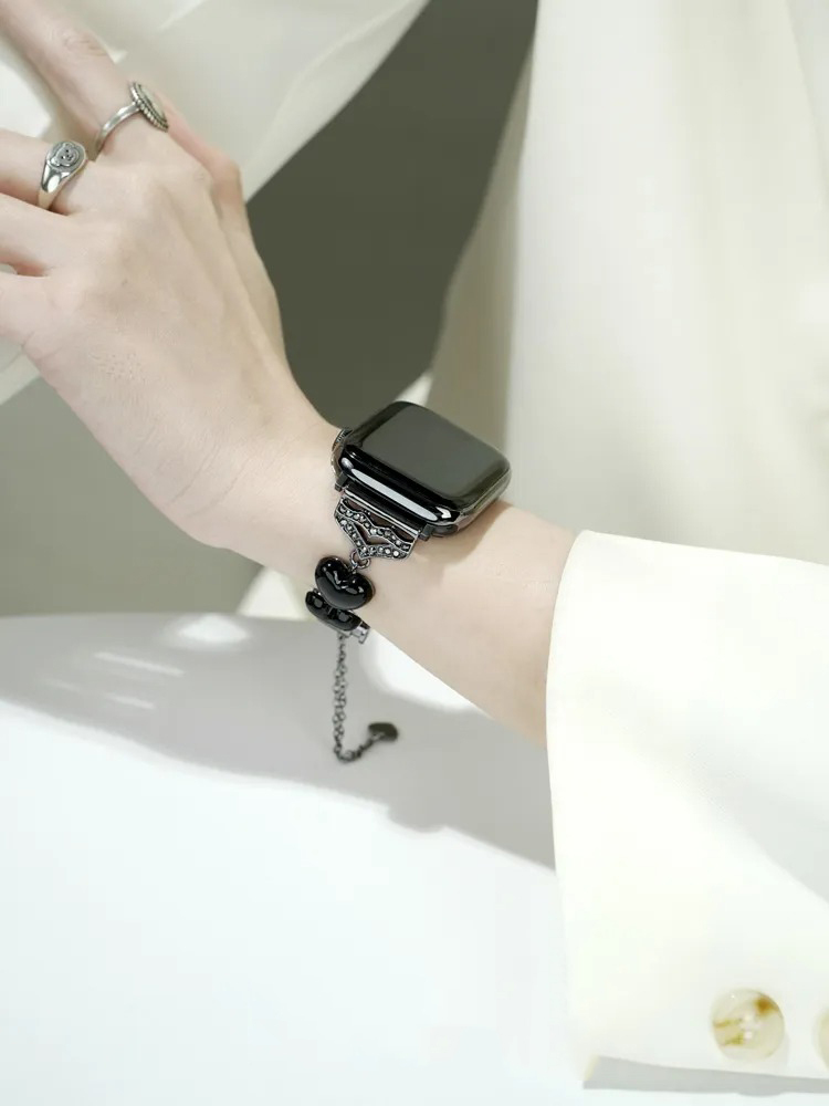 Heart Shaped Pearl Band for Apple Watch