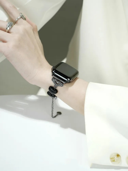 Heart Shaped Pearl Band for Apple Watch