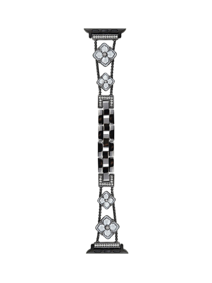 Exotic Four-Leaf Clover Stainless Steel Band