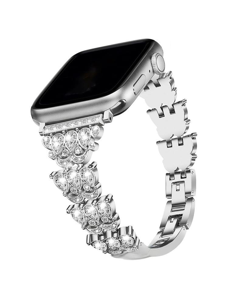Luxury Teardrop Diamond Metal Band for Apple Watch - Tatanband