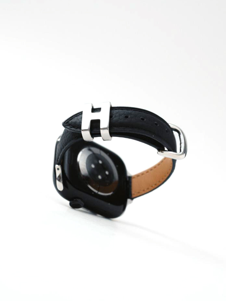 H Ring Leather Band for Apple Watch