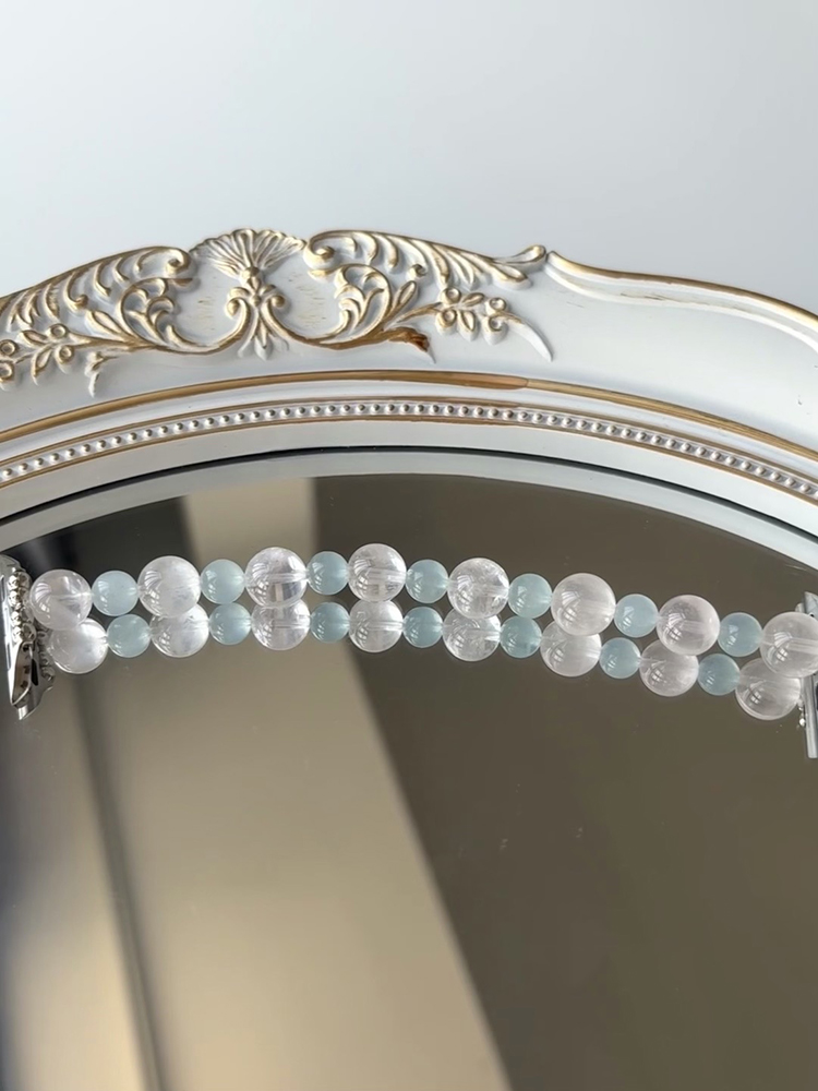 Glacial Whisper Nature Crystal Band