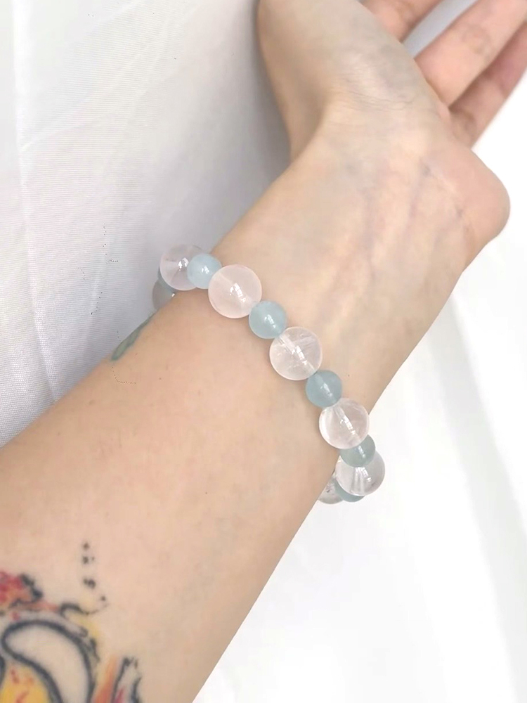 Glacial Whisper Nature Crystal Band