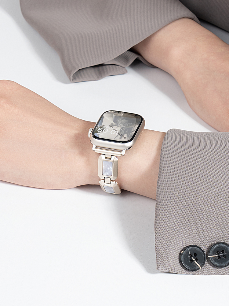 Rectangular Resin Embedded Stainless Steel Band